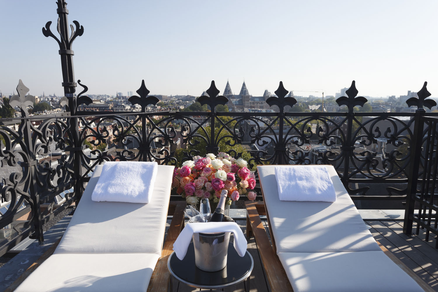 Rooftop of the I Love Amsterdam Suite